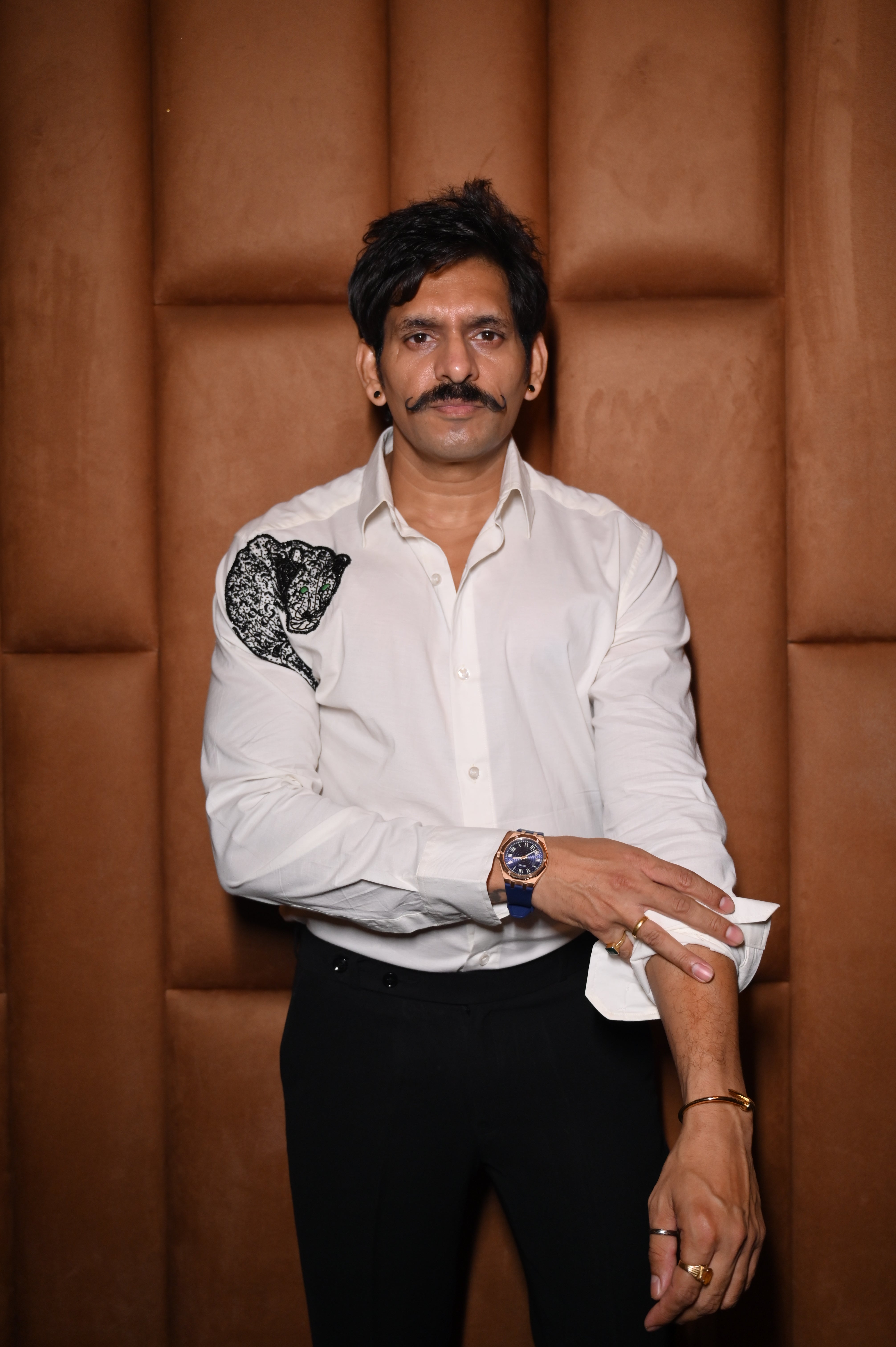 White Leopard Statement Shirt