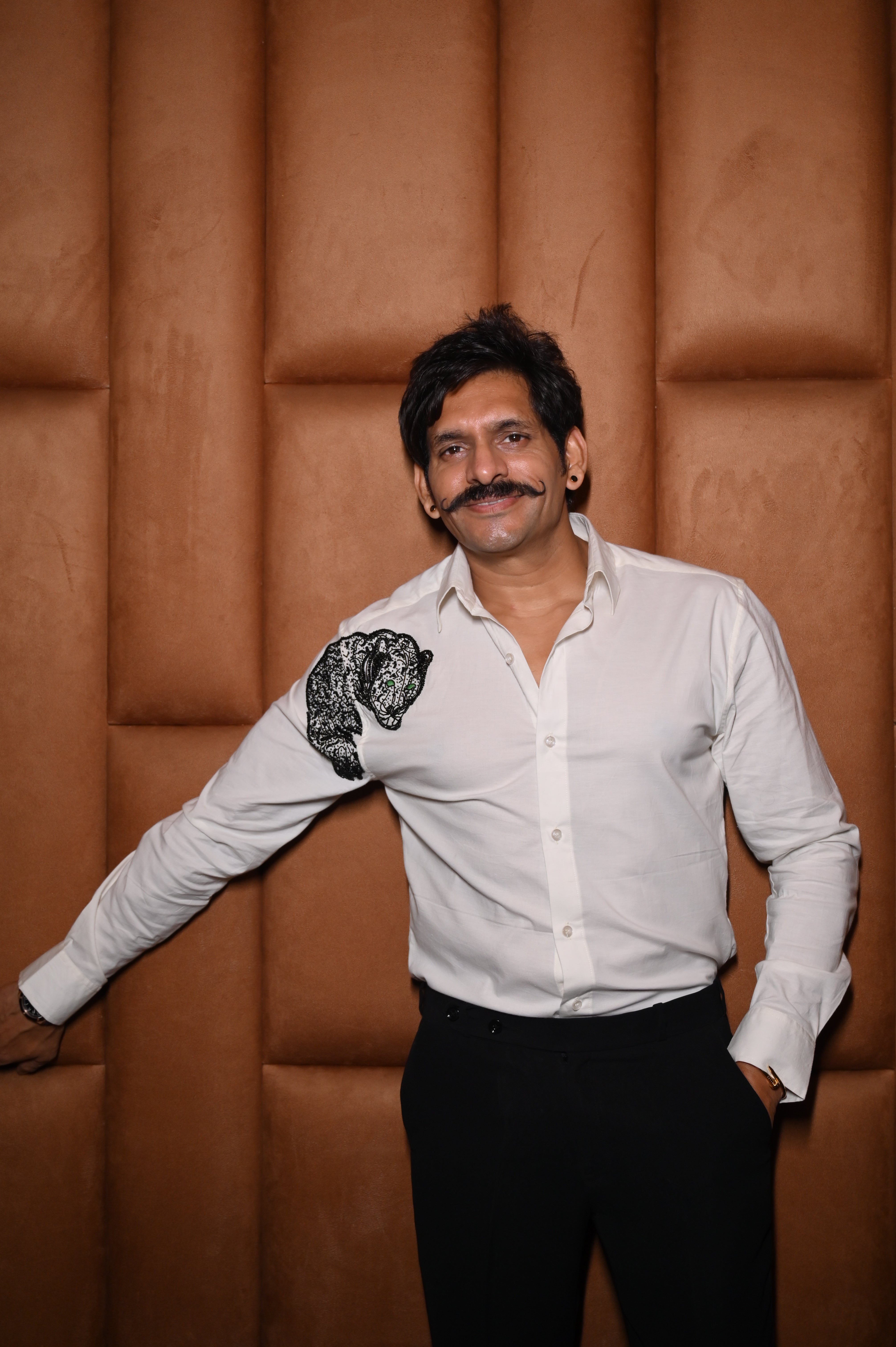 White Leopard Statement Shirt