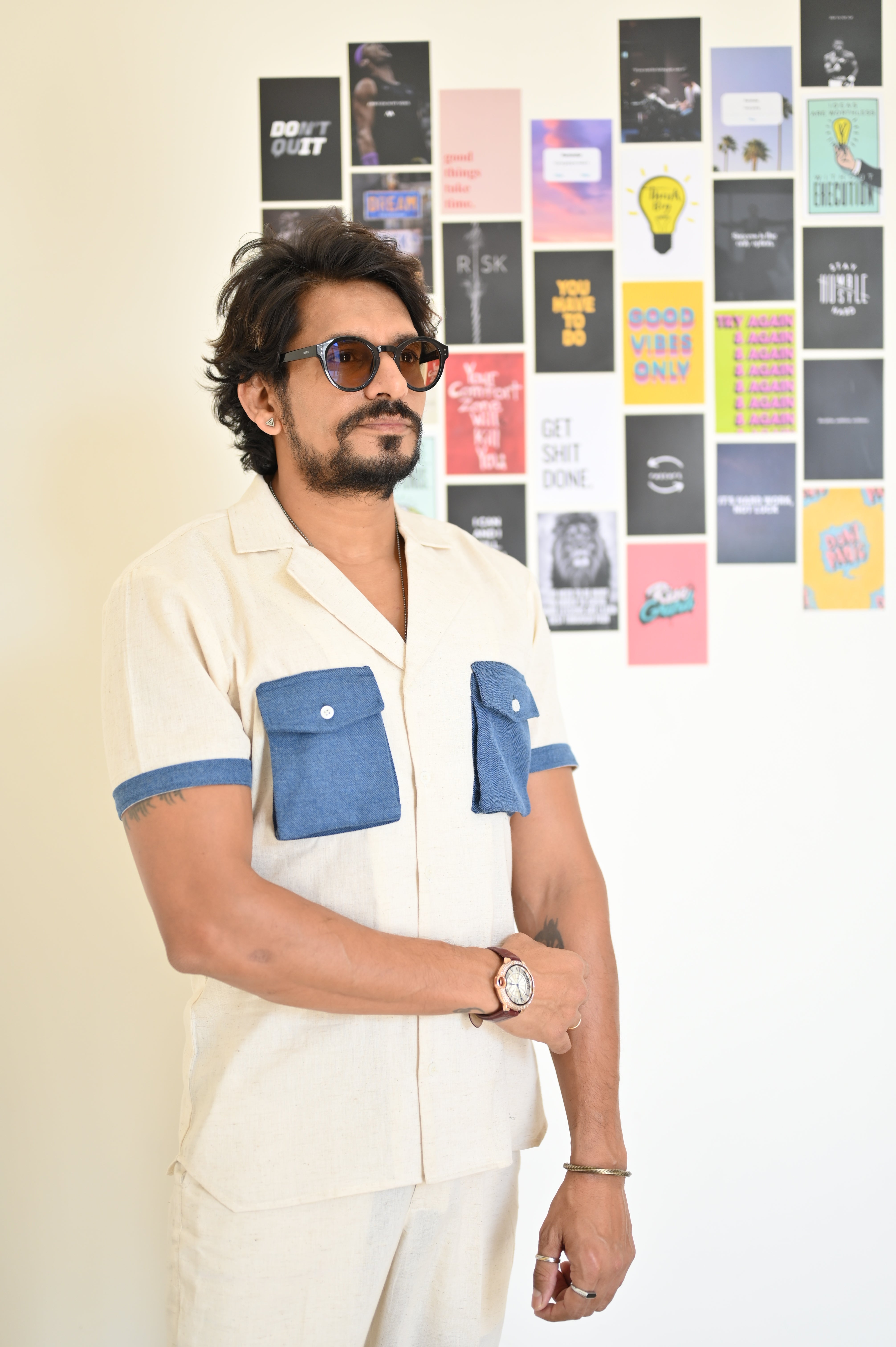 Statement Shirt Double Pocket Khadi