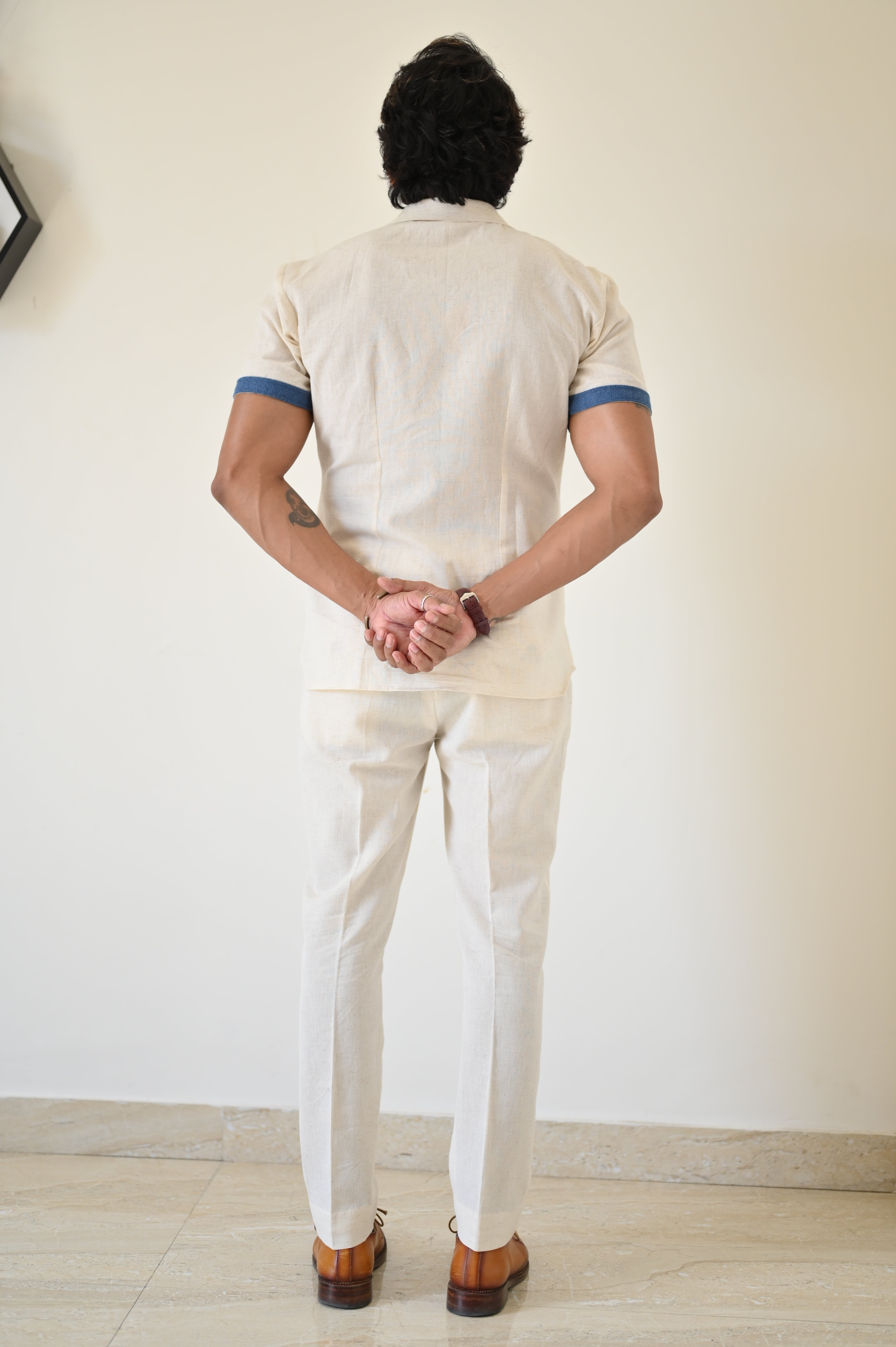 Statement Shirt Double Pocket Khadi