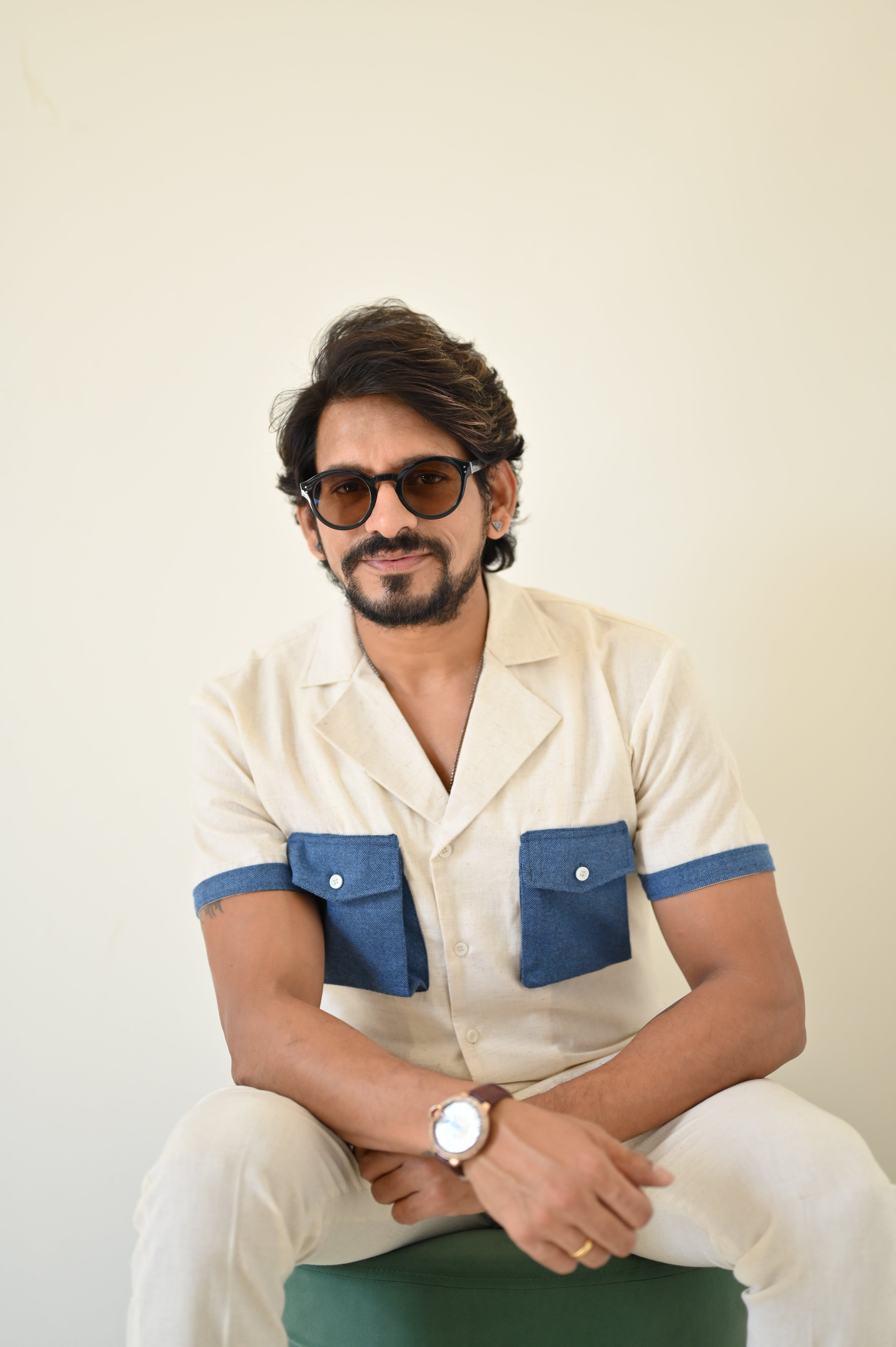 Statement Shirt Double Pocket Khadi