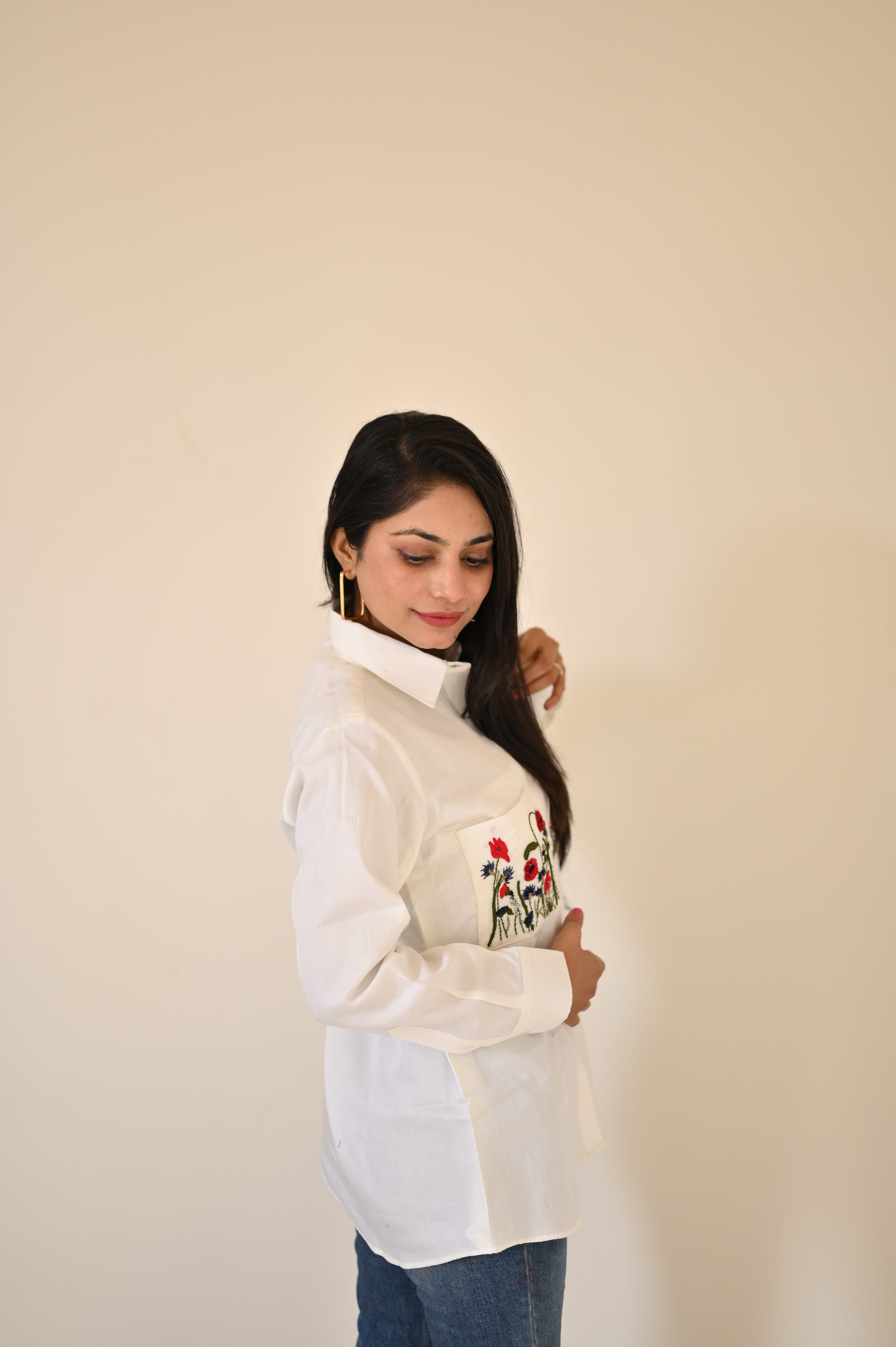 Girls Hand Embroidered shirt