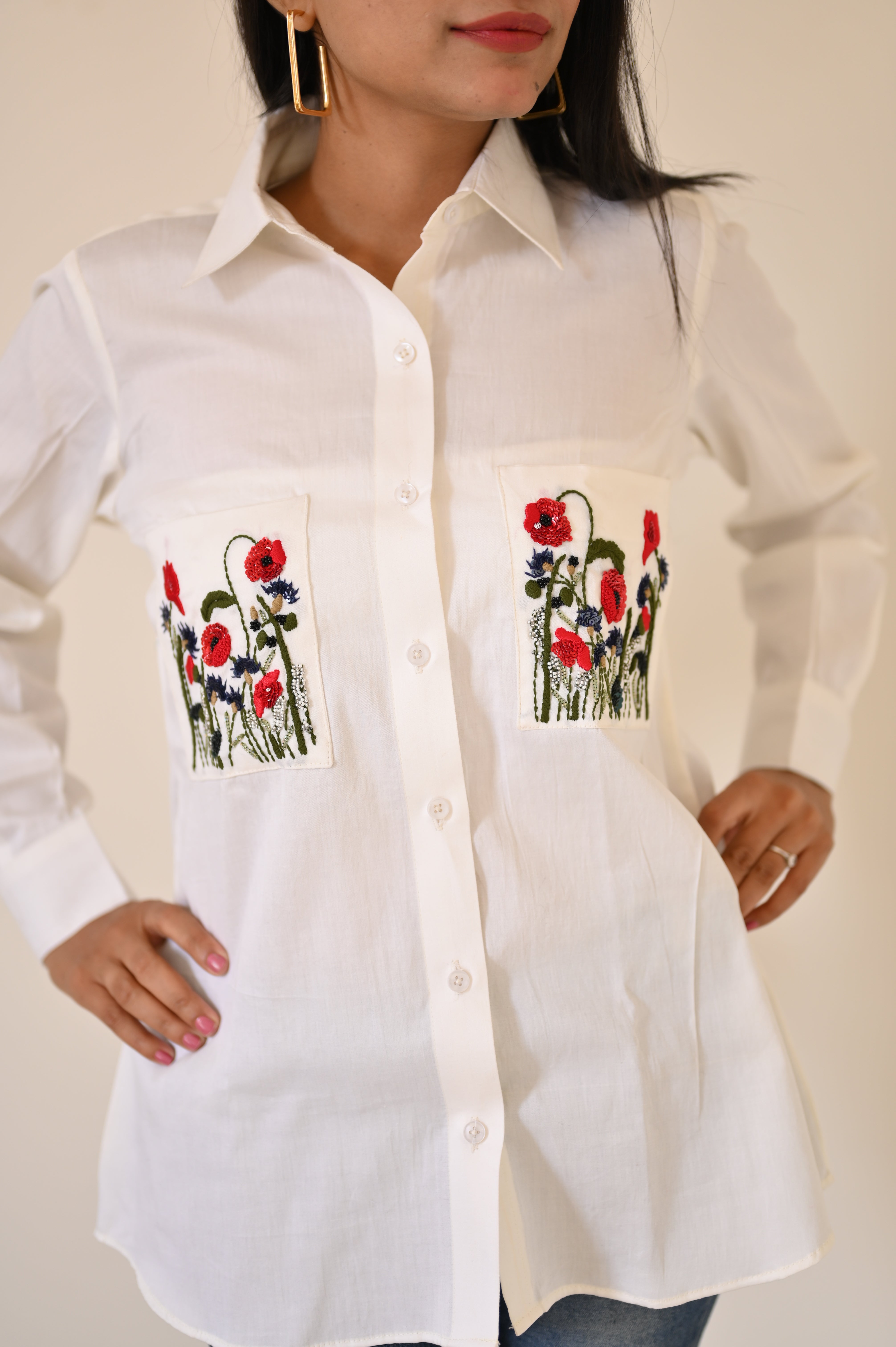 Girls Hand Embroidered shirt