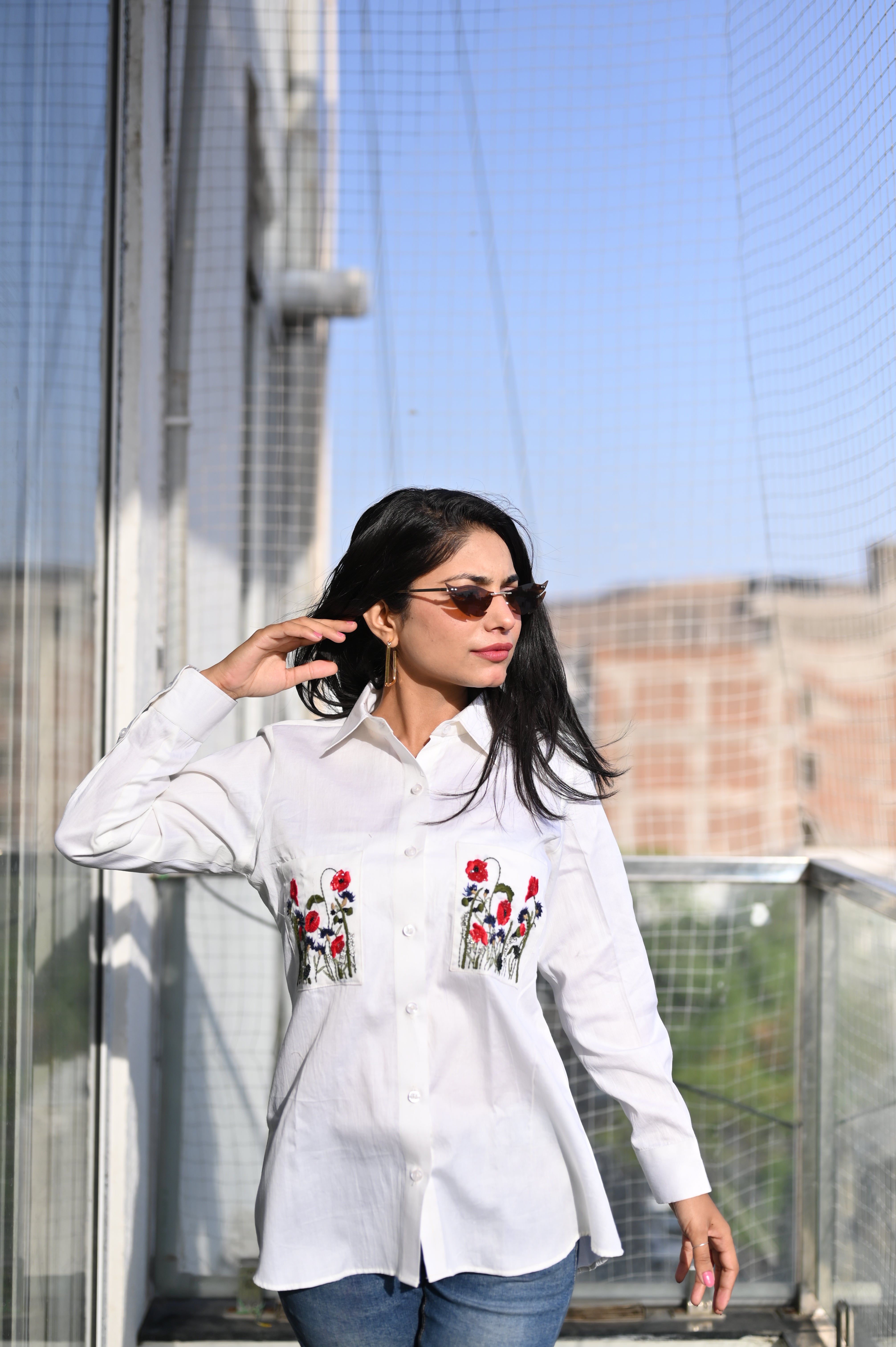 Girls Hand Embroidered shirt