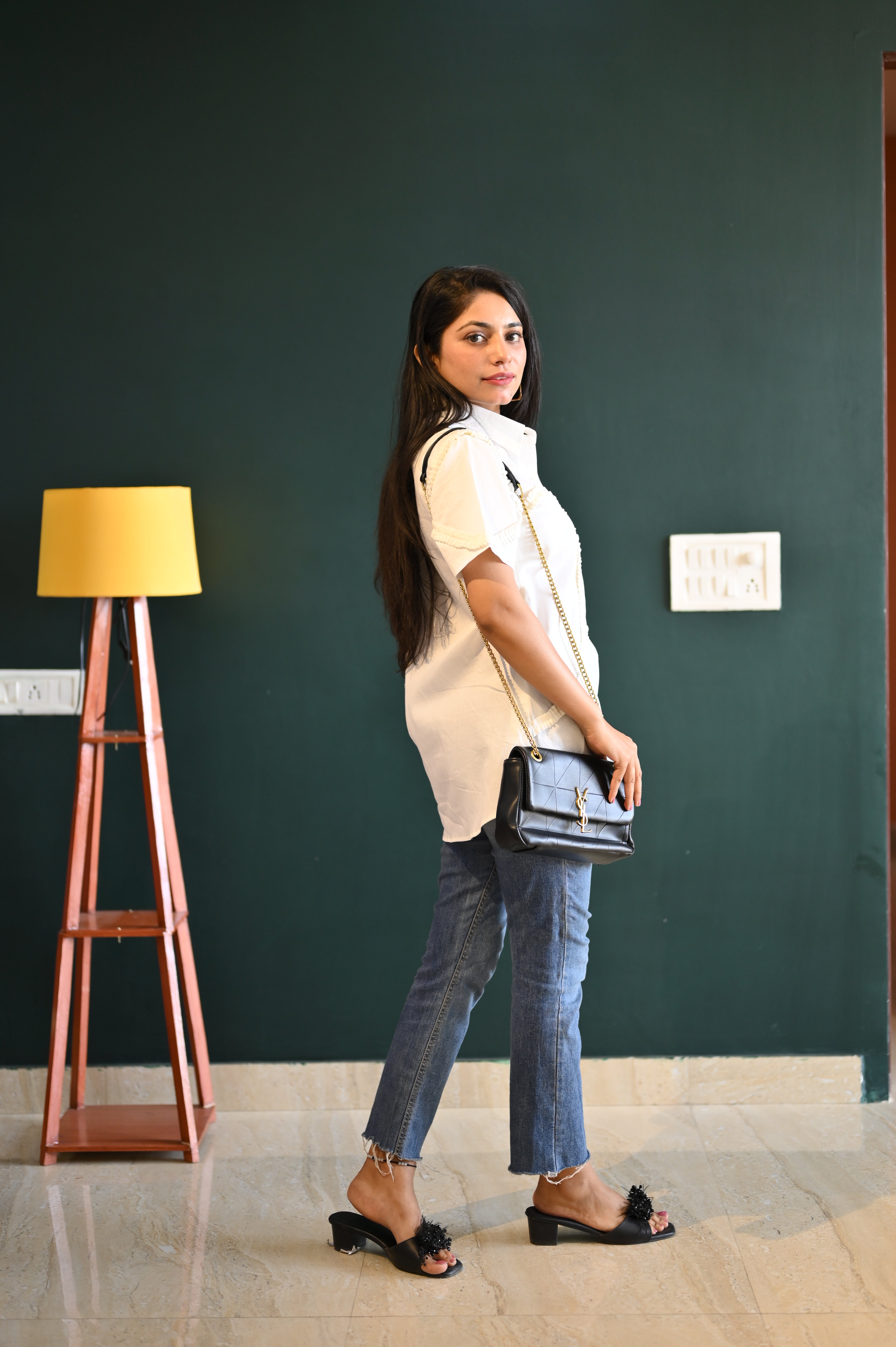 Spiral Pattern Statement Shirt