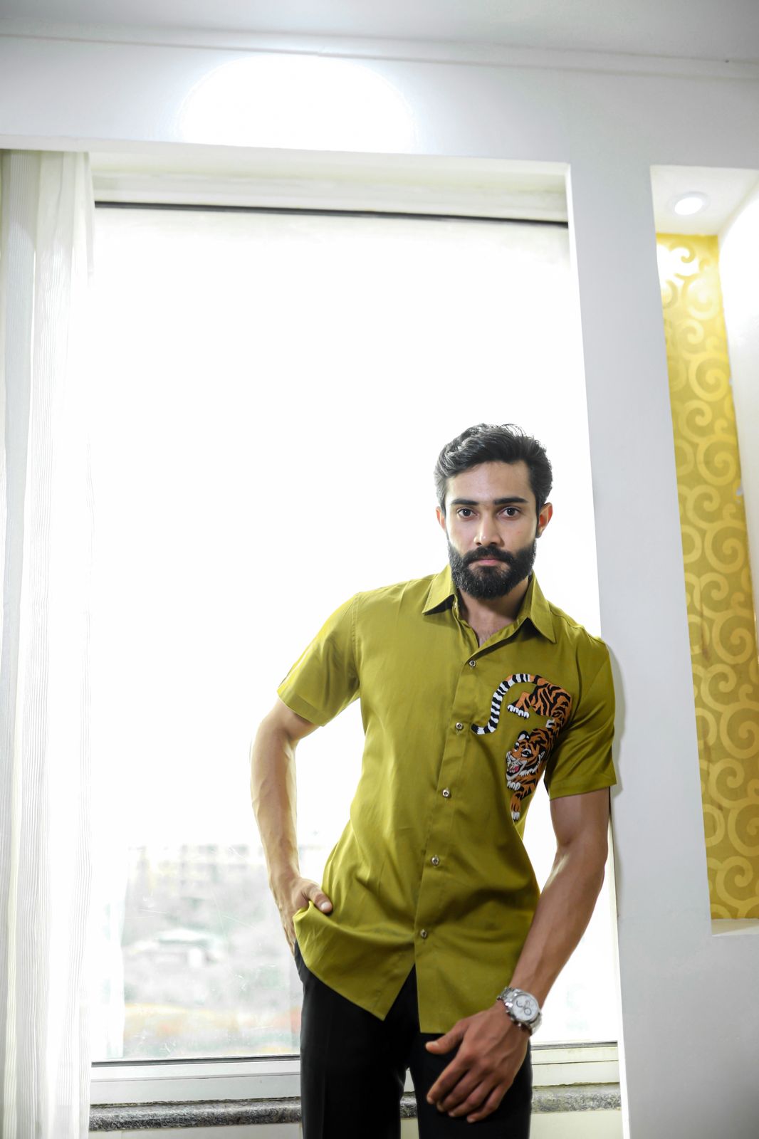 Tiger Half Statement Shirt